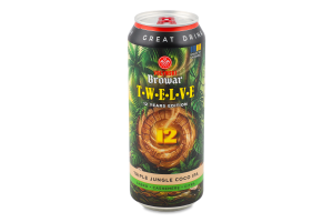 Пиво Twelve Triple Jungle Coco IPA світле нефільтроване 8% 0,5л ж/б Volynski Browar
