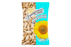 Ядро семечек подсолнечника жареное соленое Вишуканий смак м/у 160г