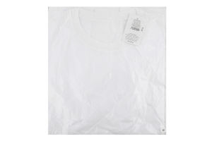 Футболка чоловіча біла бавовна р.S-XL Бібо