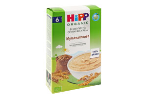 Каша безмолочная для детей от 6мес Мультизлаковая Organic Hipp к/у 200г