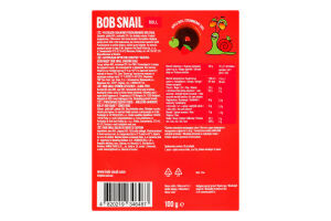 Конфеты фруктовые натуральные Яблоко-клубника Roll Bob Snail к/у 10х10г