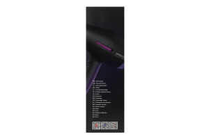 Фен Violet PRO чорний 2швидкості дифузор 1850-2200Вт Ardesto
