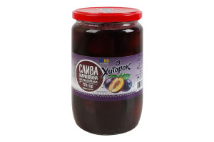 Слива маринованная стерилизованная Хуторок с/б 770г