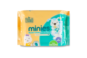 Бумага туалетная Minies влажная