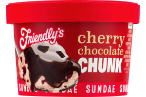 Friendly's Cherry Chocolate Chunk Sundae