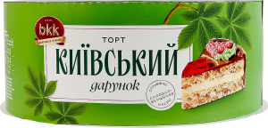Торт з арахісом Київський дарунок Kyiv BKK к/у 450г