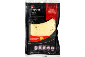 Ahold Cheese Slices Pepper Jack - 10 Slices