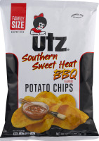 Utz Southern Sweet Heat BBQ Potato Chips Family Size