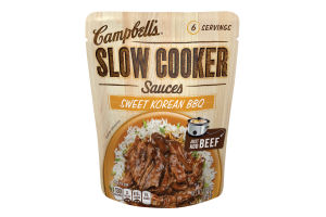 Campbell's Slow Cooker Sauces Sweet Korean BBQ