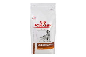 Корм сухий для собак дієтичний Gastro Intestinal Low fat Royal Canin м/у 1.5кг