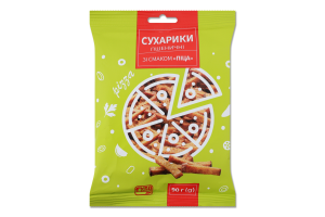 Сухарики Субота пшеничні 90 г зі смаком піци