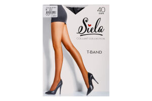 Колготки жіночі Siela T-Band 40den 3-M nero