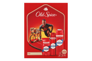 Набір Whitewater Дезодорант твердий 50мл+Дезодорант спрей 150мл+Гель д/душу та шампунь 250мл+Доміно Old Spice