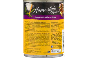 Pedigree Food For Dogs Homestyle Meals Lamb & Rice Flavor Stew