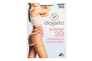 Колготки жіночі Elegante Support Modelling&Compression 20den 5 nero