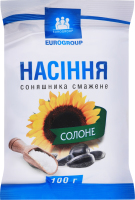 Насіння соняш. Еврогруп 100 г підсолене