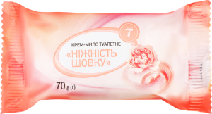 Крем-мыло твердое туалетное марка К Нежность шелка 7 70г