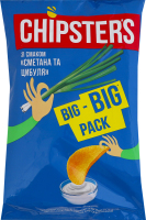 Чипсы картофельные Сметана и лук Chipster's м/у 150г