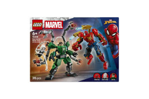 Конструктор для дітей від 6років №76338 Mech battle:Spider-man vs. Doc Ock Marvel Lego 315ел