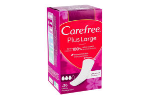 Прокладки гіг.Carefree Plus Large 36шт