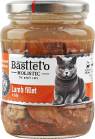 Корм д/котів шматочки філе ягня в желе 360г твіст/б Басттет"о