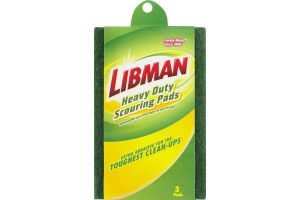 Libman Heavy Duty Scouring Pads - 3 CT