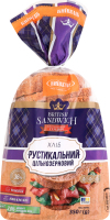 Хлеб нарезной цельнозерновой Рустикальный Київхліб м/у 350г