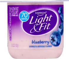 Dannon Light & Fit Nonfat Yogurt Blueberry