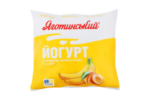 Йогурт 1.5% Абрикос-банан Яготинський м/у 400г
