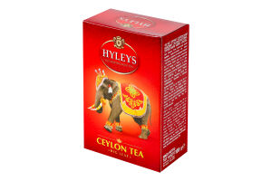Чай черный цейлонский байховый цельнолистовой Hyleys к/у 100г