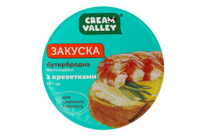 Закуска бутербродная пастообразная С креветками Cream Valley ст 85г