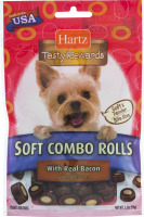 Hartz Tasty Rewards Soft Combo Rolls with Real Bacon and Cheese Flavor