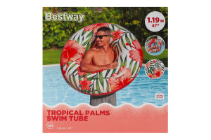 Коло для плавання d119см №36237 Tropical palms Bestway 1шт