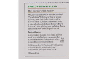 Bigelow Herbal Tea Thin Mints - 20 CT