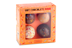 Набір шоколадних фігур Hot chocolate bomb