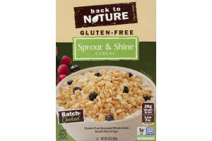 Back To Nature Gluten-Free Cereal Sprout & Shine