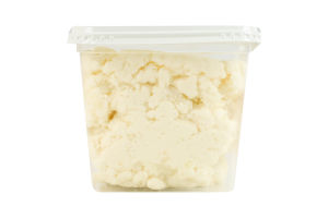 Масса творожная 18% молокосодержащая сладкая с ароматом ванилина Крестьянская Мілкін п/у 350г