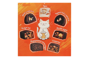 Цукерки глазуровані кондитерською глазур'ю Щось смачненьке до кави Пригощайся к/у 280г