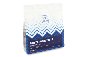 Кава натуральна смажена в зернах Мита Колумбія Funt Coffee м/у 250г