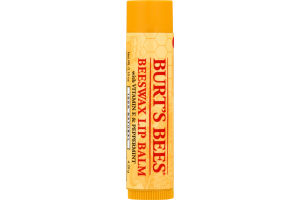 Burt's Bees 100% Natural Moisturizing Lip Balm, Beeswax, 1 Tube
