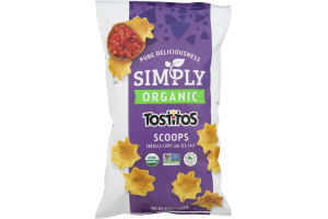 Tostitos Simply Organic Scoops Tortilla Chips with Sea Salt