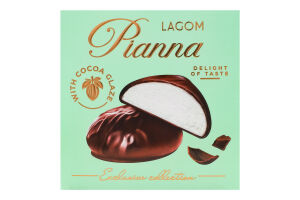 Цукерки Pianna з ароматом пломбіру глазуровані 200г Lagom