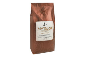 Кофе натуральный жареный в зернах Matera Espresso ТзОВ ТД Галка м/у 1кг