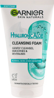 Пенка для умывания для нормальной и чувствительной кожи лица очищающая Hyaluronic aloe Skin Naturals Garnier 150мл