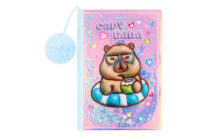 Блокнот ZiBi KidsLine Capybara А5 з глітером 80арк