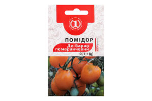 Насіння Помідор Де Барао помаранчовий 0,1г ТМ "1"