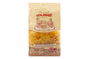 Вермишель Домашняя яичная Галицькі традиції м/у 400г