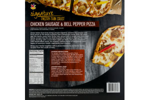Ahold Signature Pastry-Thin Crust Pizza Chicken Sausage & Bell Pepper