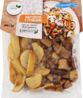 Суміш для смаження швидкозаморожена Картопля з грибами Spela в/у 400г