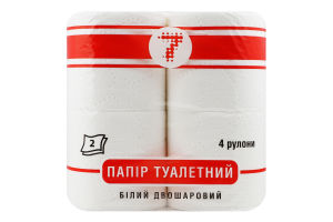 Туал. папір Семерка 4 шт. Білий Економ